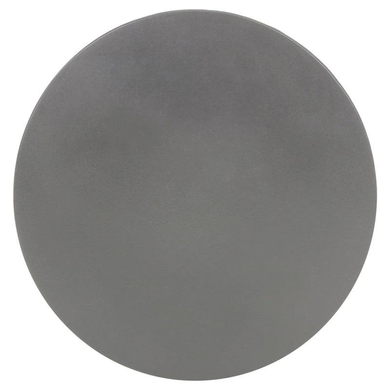 Table d'appoint tonneau en béton gris foncé pour intérieur et extérieur, style moderne