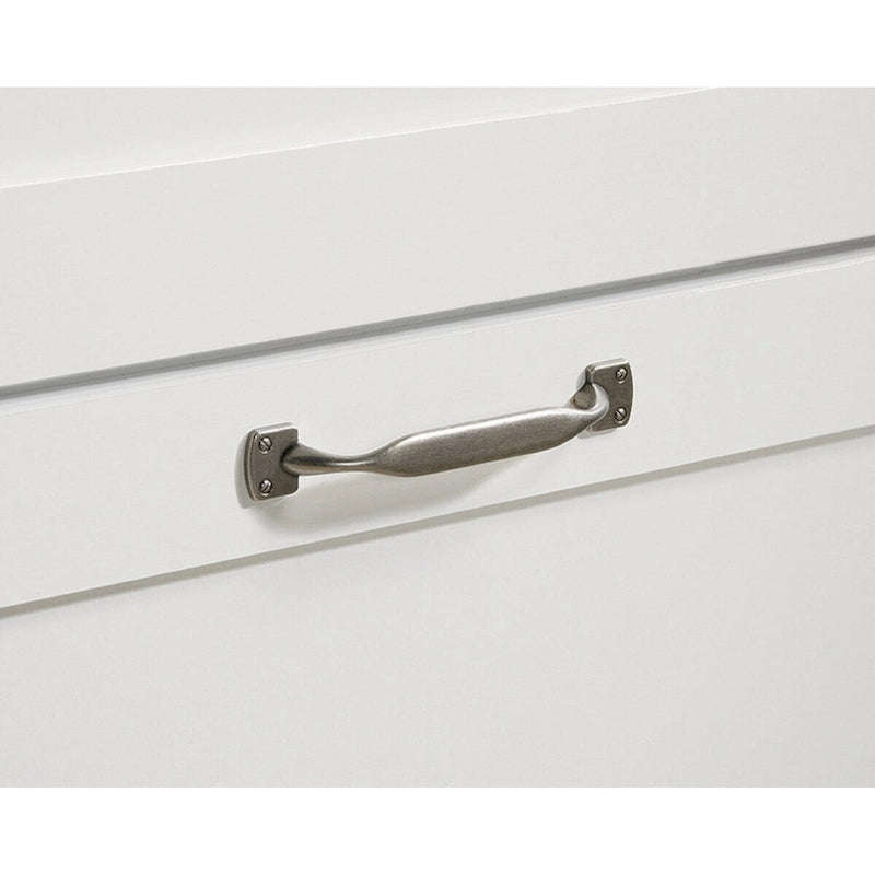 Armoire de rangement avec penderie et tiroirs coulissants Blanc