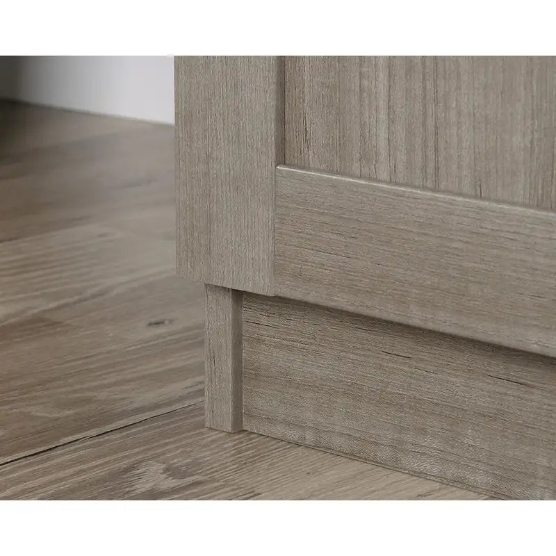 Armoire de rangement avec penderie et tiroirs coulissants Blanc